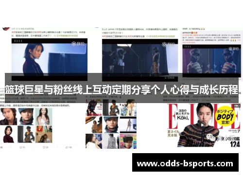 篮球巨星与粉丝线上互动定期分享个人心得与成长历程